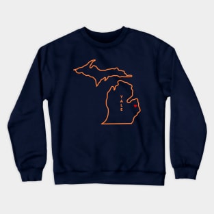 Yale MI Love (Orange) Crewneck Sweatshirt